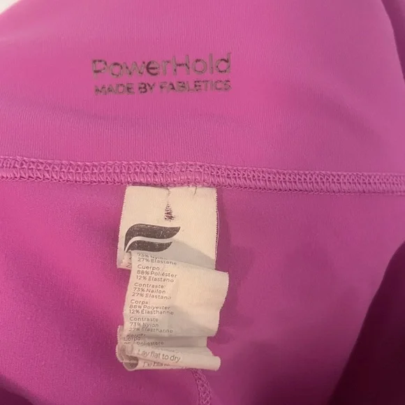 PowerHold made by Fabletics Purple Women's Leggings XL - Picture 4 of 5